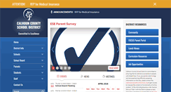 Desktop Screenshot of calhounflschools.org