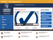 Tablet Screenshot of calhounflschools.org